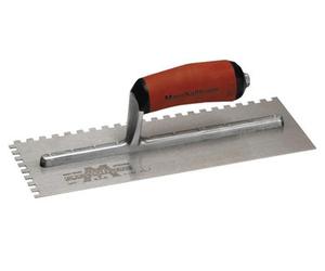 Marshalltown M702Sd M702Sd Notched Trowel Square 1/4In Durasoft Handle 11 X 4.1/2In M/t702Sd
