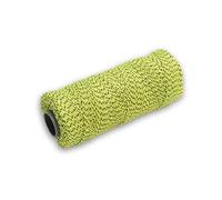 MARSHALLTOWN Mason's Line, Bonded Nylon, 152 m, Yellow and Black | Sets Level Courses for Brick and Block, Bonded Braided Nylon, No 18 Line, 152 m, Yellow and Black, ML613