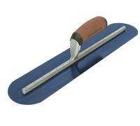 MARSHALLTOWN MS245BRD Fully Rounded Finishing Trowel - 24" x 5" Blue Steel Blade, DuraSoft® Handle, Lightweight Xtralite® Mounting for Smooth, Groove-Free Concrete Finishing