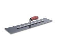 MARSHALLTOWN MXS245BD Finishing Trowel - 24" x 5" Hardened Blue Steel Blade, Curved DuraSoft® Handle, Xtralite® Mounting - Smooth Concrete Finishing for DIY & Professional Use