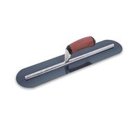 MARSHALLTOWN MXS25BRD Fully Rounded Finishing Trowel - 20" x 5" Blue Steel Blade, DuraSoft® Handle, Lightweight Xtralite® Mounting - Smooth, Groove-Free Concrete Finish
