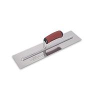 MARSHALLTOWN MXS66SSD Finishing Trowel - 16" x 4" Bright Stainless Steel Blade, DuraSoft® Handle, Lightweight Xtralite® Mounting - Smooth Concrete Finishing for DIY & Professional Use