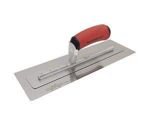 MARSHALLTOWN PermaFlex Finishing Trowel, 356 x 111 mm, Stainless | Finishes Plaster Skim and Render, 356 x 111 mm Stainless Steel Blade, Xtralite Mounting, DuraSoft Handle, PF14D
