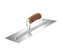 MARSHALLTOWN PermaShape Finishing Trowel, 356 x 127 mm, Assembled in USA | Finishes Plaster and Render From Day One, PermaShape Pre Worn Stainless Steel Blade, 356 x 127 mm, DuraSoft, MPB145SSD