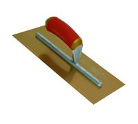 Marshalltown Trowel MPB1GSD PermaShape Pre-worn, Gold Stainless Steel 11" x 4.5" DuraSoft Handle