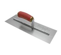 MARSHALLTOWN PermaShape Plasterers Finishing Trowel, Flat Stainless Steel 356 x 121mm Blade, DuraSoft Handle, 73SSFPD