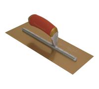 Marshalltown Trowel MPB1GSD PermaShape Pre-worn, Gold Stainless Steel 11" x 4.5" DuraSoft Handle