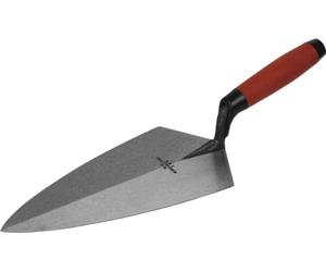 MARSHALLTOWN Philadelphia Brick Trowel 279 mm, Assembled in USA | Spreads Mortar for Brick and Block, Forged High Carbon Steel Blade, 279 x 140 mm, Wide Heel, DuraSoft Handle, 19 11FG