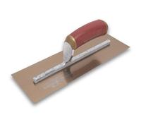 MARSHALLTOWN Philadelphia Brick Trowel, 30.5 x 15.2 cm, Leather Handle, Forged High Carbon Steel, Made in USA, 19L12
