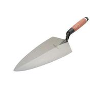 Marshalltown Philadelphia Leather Brick Trowel Silver/brown/black (10In)