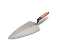 Marshalltown Philadelphia Pattern Brick Trowel with Leather Handle 11" - Steel
