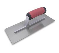 MARSHALLTOWN QLT Notched Trowels - Spot Welded (11 x 4-1/2), Soft Grip Handle Material, U-Shaped Notch Shape, 1.5mm X-Notch Size, 0.75mm Y-Notch Size, 0.75mm Z-Notch Size, Curved Handle Style, NT684