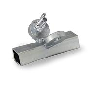 Marshalltown QLT 4816 Funny Trowel Handle Adapter - Double Clevis Bracket, Converts Hand Trowels into Small Fresnos, Compatible with Threaded Handles for Flexible Concrete Finishing