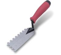 MARSHALLTOWN QLT Notched Margin Trowel, 127 x 51 mm, Tile Trowel | 127 x 51 mm Blade, 6.3 mm Square Notch, Soft Grip Handle, Scoops and Spreads Thinset and Adhesive, MT71