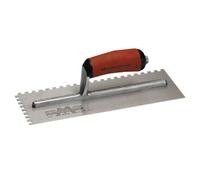 Marshalltown Square Notched Trowel Multi Colour (1/4In Square, 11 X 4.1/2In)