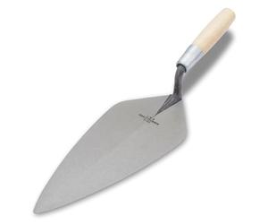 Marshalltown The Premier Line 33 10.5 10-1/2-Inch Brick Trowel London Pattern with Wood Handle by