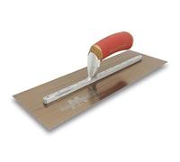 Marshalltown The Premier Line 4681Dfdl 13-Inch by 5-Inch Gold Stainless Steel DuraFlex Trowel (Long Mounting) Dura Soft Handle
