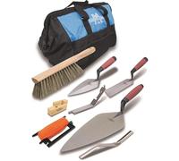 MARSHALLTOWN The Premier Line BTK2 Bricklayer Apprentice Tool Kit with 20-Inch Nylon Tool Bag
