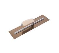 Marshalltown The Premier Line MXS66GS 16-Inch by 4-Inch Galvanized Steel Finishing Trowel with Curved WoodHandle