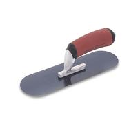 MARSHALLTOWN The Premier Line SP10BD 10-Inch by 3-Inch Blue Steel Pool Trowel with Curved DuraSoft Handle