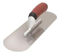 Marshalltown The Premier Line SP14SSD 14-Inch by 4-Inch Bright Stainless Steel Pool Trowel with Curved DuraSoft Handle