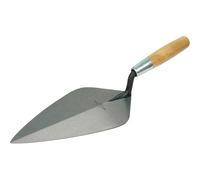 Marshalltown M3411 34 Wide London Pattern Brick Trowel - Wooden Handle 11In