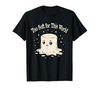 Marshmallow Aesthetic Too Soft for This World Mood and Stars T-Shirt