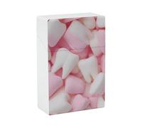 Marshmallow Candy Teeth Funny Cigarette Case Stylish Cigarettes Holder Box Ideal Gifts for Men Women Smoker