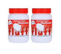 Marshmallow Fluff Spread - Sweet Marshmallow Creme for Baking, Desserts & Sandwiches - Gluten Free (Strawberry (2 Units))
