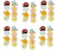 Marshmallow Forest Friends Lollipops 50g - Soft Marshmallow Lollipops with Assorted Flavours - Forest Themed Colourful Sweet Confectionery Bag -Cdy Rlms (24 x Mallow Lollipops)