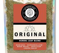 Marshmallow Leaf, Damiana, Skullcap, Lemon Balm & Rose Herbal Blend | Pre-Ground Triple-Milled Loose Herbal | Stick-Free | Leaf Tea | 30g