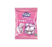 Marshmallow Pink & White 140 g - Soft & Airy Pink-and-White Marshmallows with Sweet Vanilla Flavour | Halal & Fat-Free Snack/Baking Decoration
