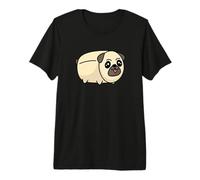 Marshmallow Pug Cute Dessert Dog Pun Art | Puggy Sweet Pup Premium T-Shirt