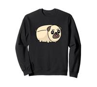 Marshmallow Pug Cute Dessert Dog Pun Art | Puggy Sweet Pup Sweatshirt