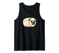 Marshmallow Pug Cute Dessert Dog Pun Art | Puggy Sweet Pup Tank Top