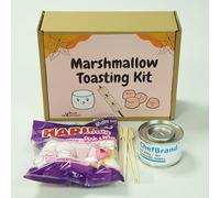 Marshmallow Toasting Kit for Guy Fawkes Bonfire Night Christmas Gifts Camping Smores Date Night Set Halloween Xmas Complete Set with Long Skewers for BBQ Parties Perfect for Dipping in Chocolate