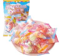 Marshmallows,Grape Orange Strawberry flavor,Freeze-dried marshmallows,Fruit & Chewy,Sweets,Ice cream marshmallows,Fudge,desserts,delicious snacks gifts,Confectionery (Ice cream cup,4bags)