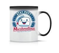 Marshmallows Stay Puft Even Where Toasted Classic Magic Ceramic Coffee Tea Cup White Black Pink 330ml