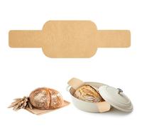 Marspark 100 Pcs Bread Sling Dutch Oven Liners Oval Parchment Paper Sourdough Bread Baking Supplies with Long Handles Easy to Transfer Sourdough Bread