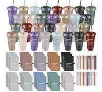 Marspark 30 Sets Difference Maker Gifts for Women Men, Employee Appreciation Gifts Bulk Inspirational Thank You Cup Motivational Notebooks with Pen for Team Teacher Coworker Office (Retro Color)