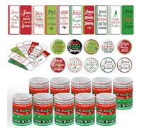 Marspark 300 Pcs Christmas Religious Gift Set Jesus is The Reason for The Season Bulk Jesus Silicone Bracelets Buttons Pins and Bookmarks for Christian Church Sunday School Xmas Party Favors