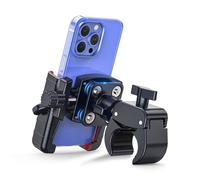 Marsrider 3rd-Gen Anti-Vibration Motorcycle Phone Holder for Bike, Bicycle Handlebar Cell Phone Mount with High-Speed Lock, Electric Scooter Phone Holder for Stroller Mountain Bike Fit 4.7-7'' Phones