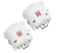 Marsrut 2Pcs Adapter Fits for Nintendo Wii Motion Plus Motionplus Remote Controller, Attachment Sensor Accessory Accessories Adapters External Set for Wii Sports Resort (White Color)