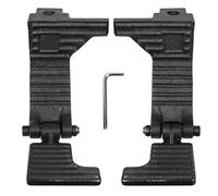 Marsrut 2PCS Excavator Foot Pedals Fit for Kubota 15/20/30 Excavator, Mini Excavator Parts Accessories, Digging Walking Pedal Set, Drilling-Free Welding Directly Install, Replacement Part