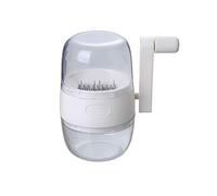 Marstey Manual Nut Chopper & Garlic Press, Multifunctional Grinder Crusher for Nuts, Peanuts, Ginger, Onion, Portable Mini Food Cutter, Stainless Steel Blades Kitchen Tool for Home & Outdoor