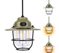 Marstey Matstey Camping Lantern Rechargeable, Camping Lights for Tents, LED Waterproof Hurricane Lamps, 1000 Lumens, 2000mAh Power Bank for Camping, Emergency, Fishing, Hiking etc