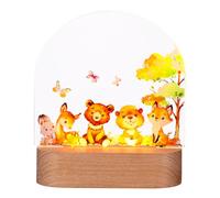 Marstey Personalized Night Light for Kids, LED Cute Animal Baby Night Light with Erasable Pen, DIY Name Personalized Bedside Lamp Portable for Girls Boys Birthday Christmas Room Decor