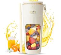 Marstey Portable Blender, 350ML Personal Personal Juice Cup for Shakes and Smoothies with 10 Ultra Sharp Blades, Mini Blender USB Rechargeable Type-C for Travel Picnic Office Gym