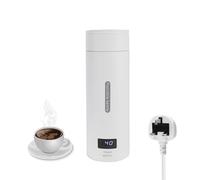 Marstey Travel Electric Kettle, 500ml Portable Travel Kettle with 4 Level Adjustable Temperature, Real-Time Temperature Display, Auto Shut-Off for Tea, Coffee, Baby Milk, Travel Tea Kettle, 92RSB