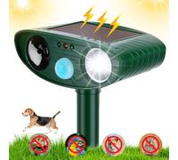 Marstey Ultrasonic Cat Repeller, 30FT Ultrasonic Solar Animal Repellent with Motion Sensor, IPX4 Waterproof Pest Repellent for Garden Yard Squirrels Cats Rats Fox